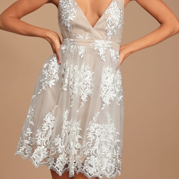 Lace flowy skater dress - Picture 2 of 5